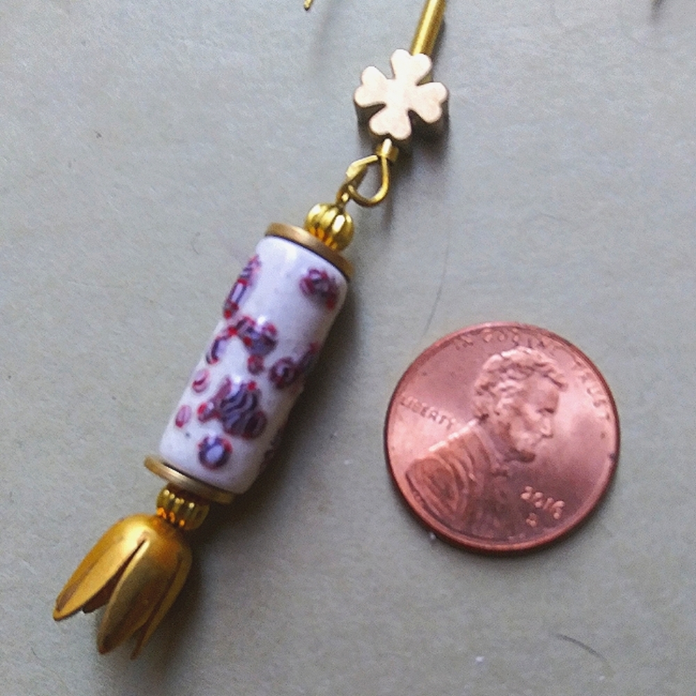 SOLD 'Luck Would Have It' Dangles - Picture 5 of 5